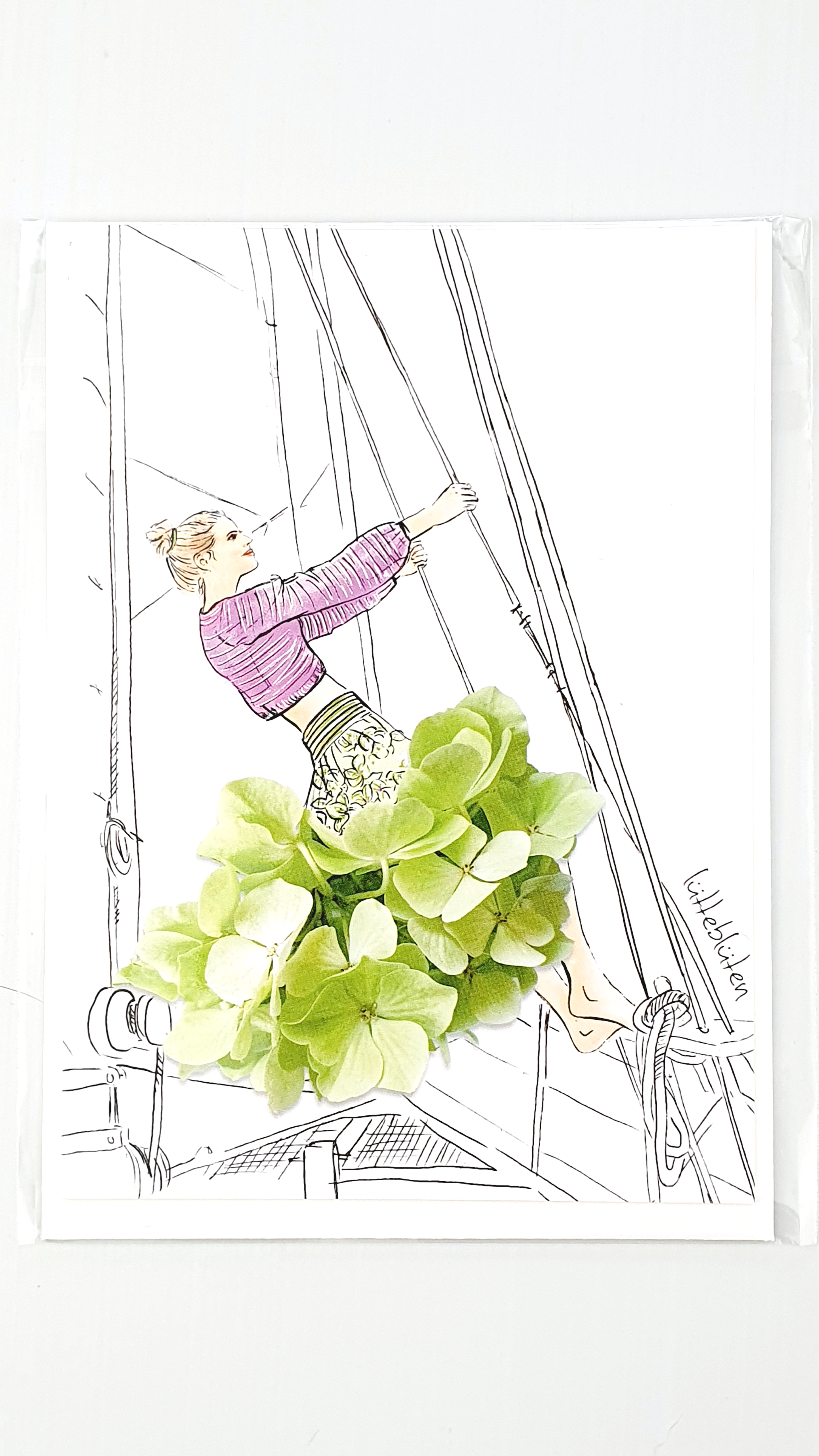 Grußkarte "Ich bin dann mal weg" inkl. Umschlag