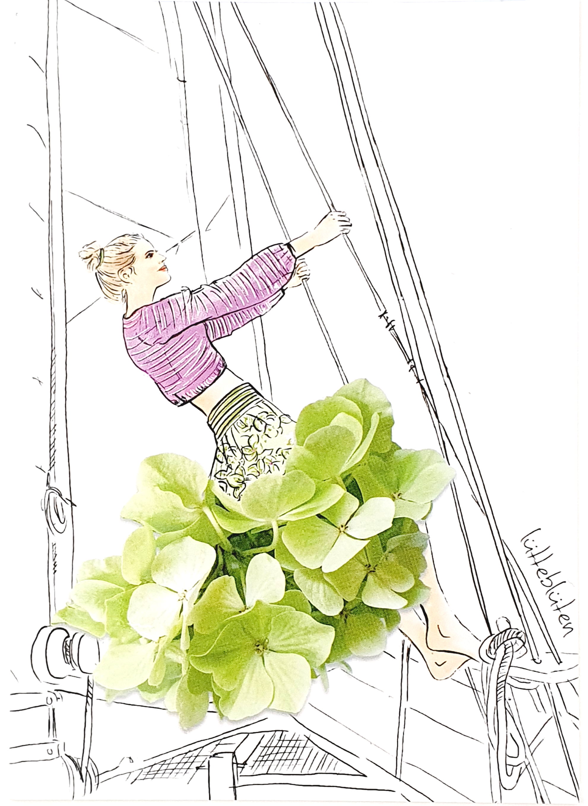 Grußkarte "Ich bin dann mal weg" inkl. Umschlag