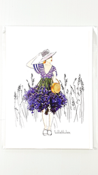 Grußkarte "Ich liebe die Provence" inkl. Umschlag