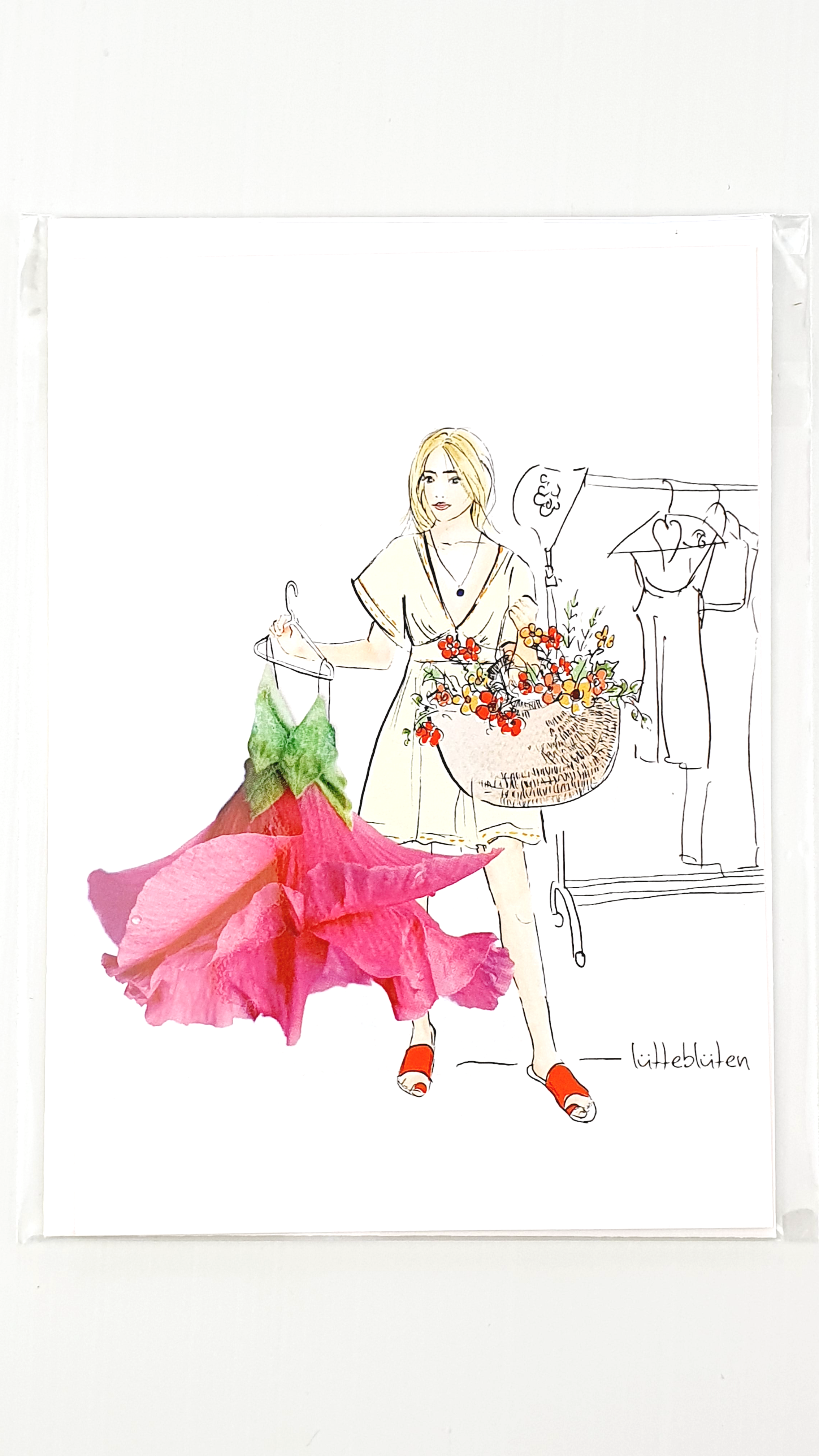 Grußkarte "Ja, das kaufe ich mir" inkl. Umschlag