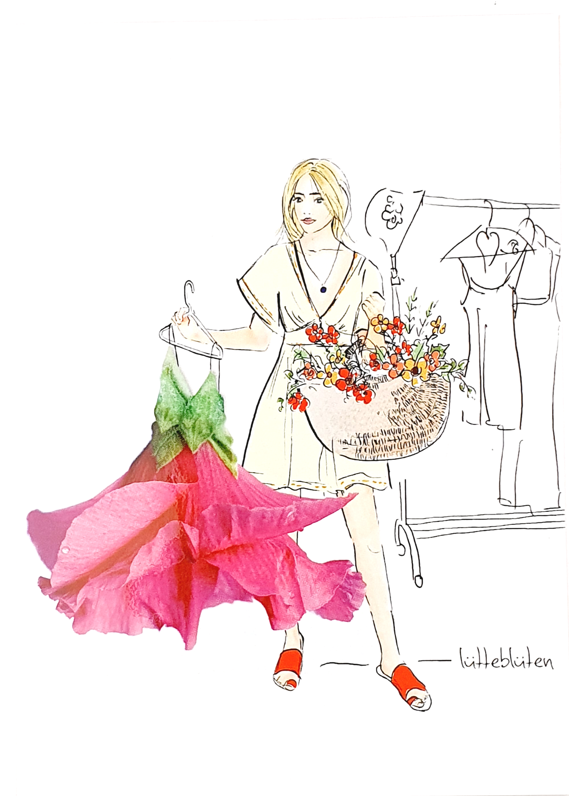 Grußkarte "Ja, das kaufe ich mir" inkl. Umschlag