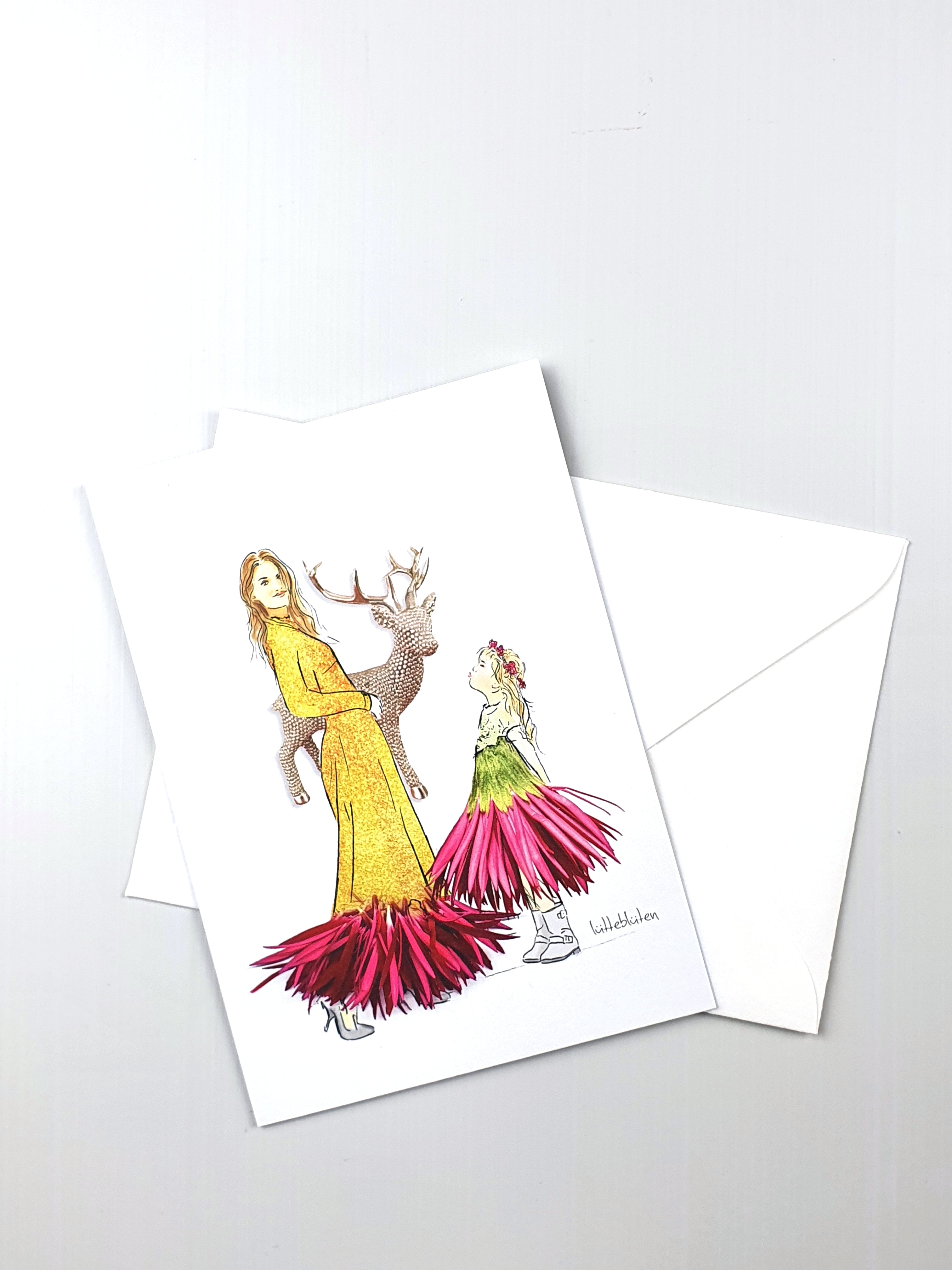 Grußkarte "Schau mal der Elch" inkl. Umschlag