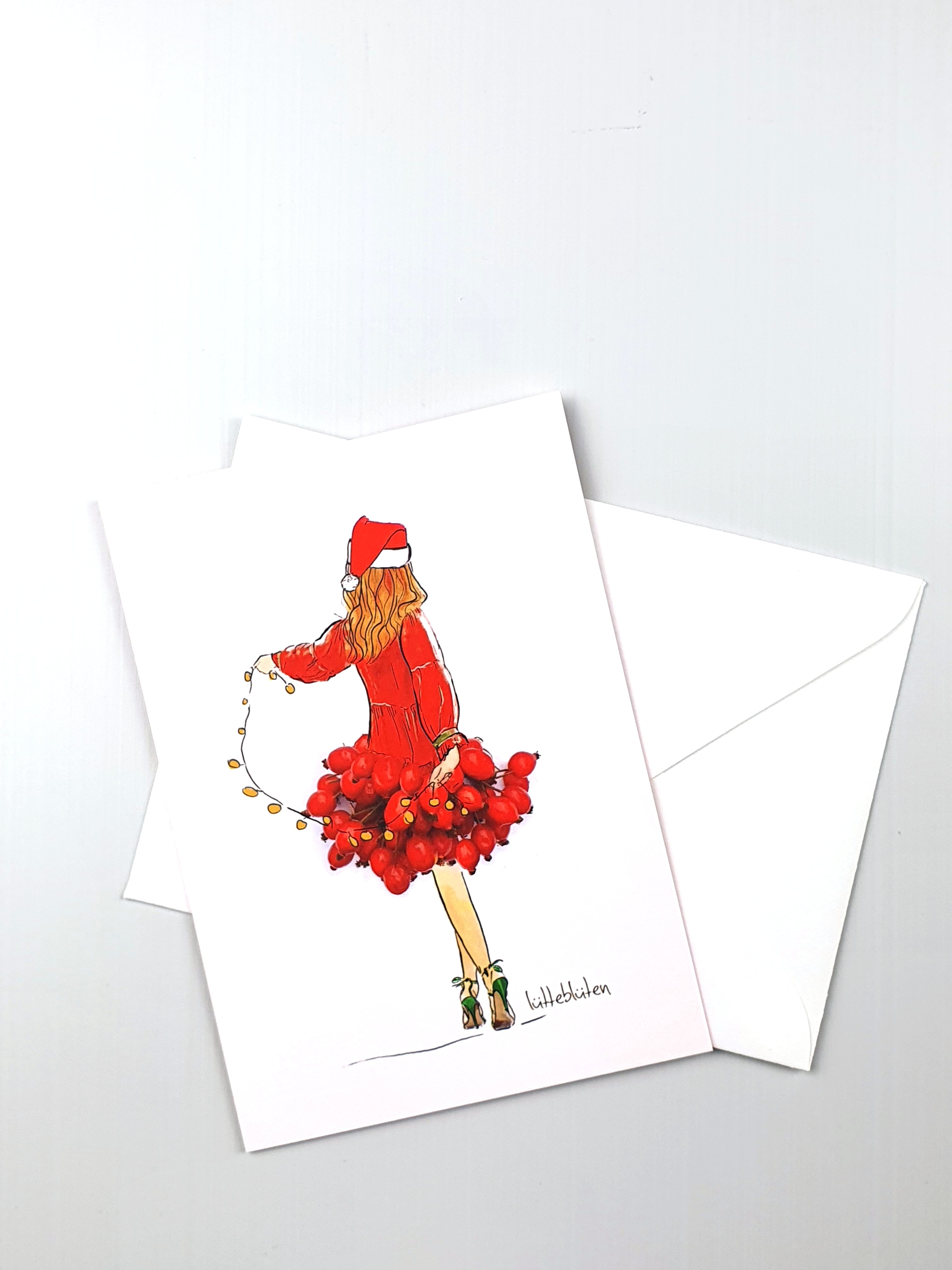 Grußkarte "Es weihnachtet" inkl. Umschlag