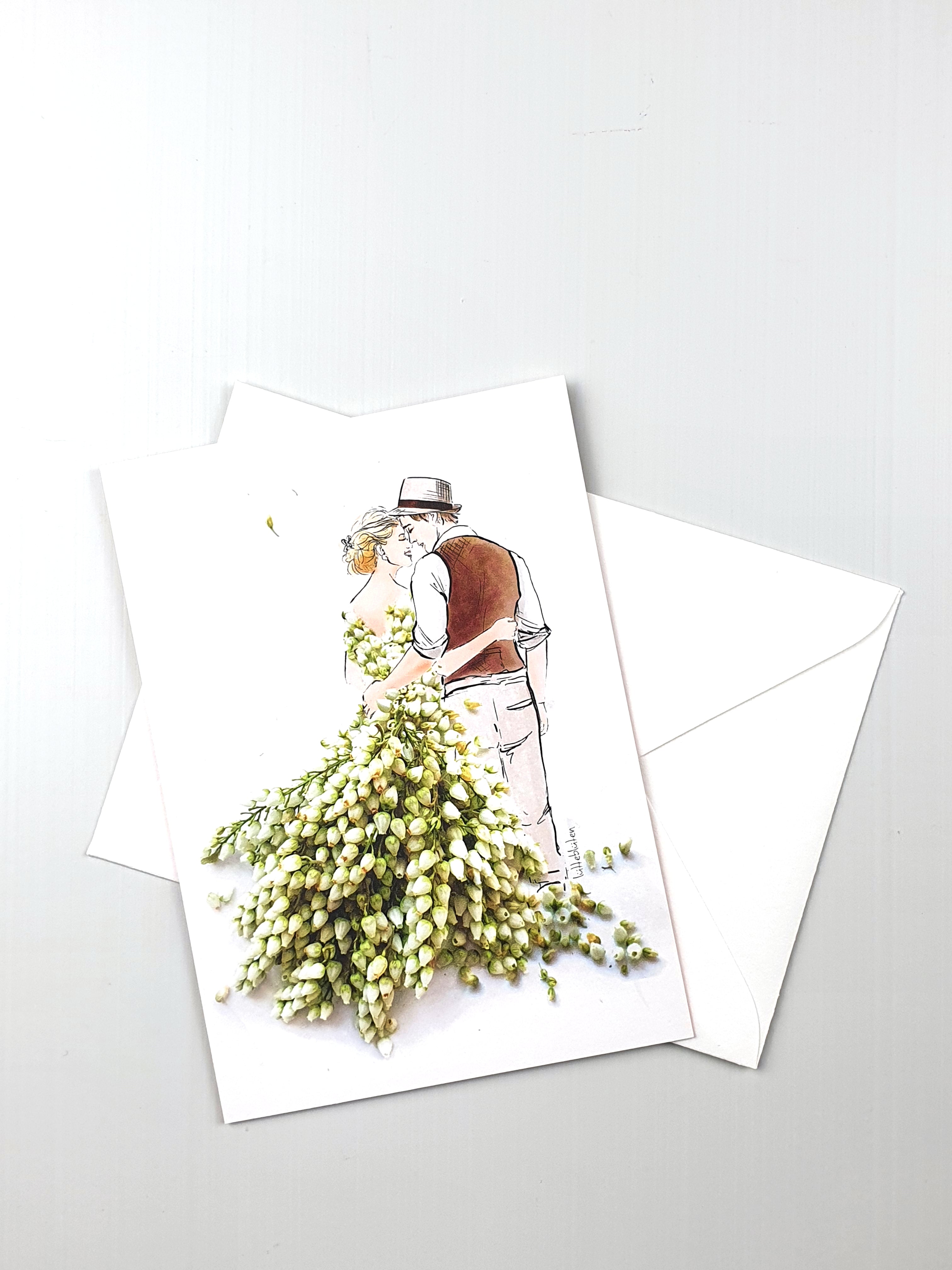 Grußkarte "Hochzeit im Mai" inkl. Umschlag