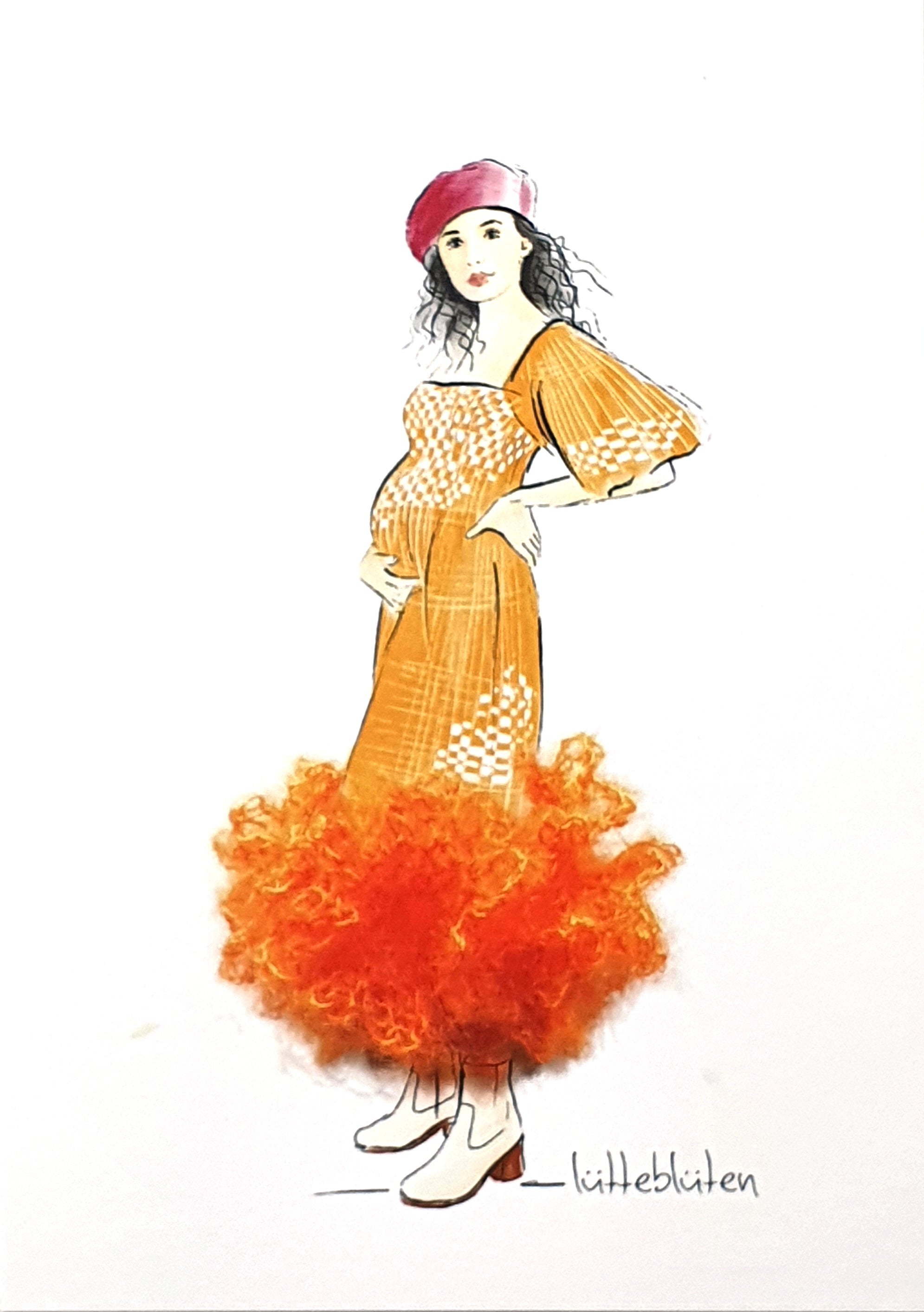 Grußkarte "Ich liebe meinen Bauch" inkl. Umschlag