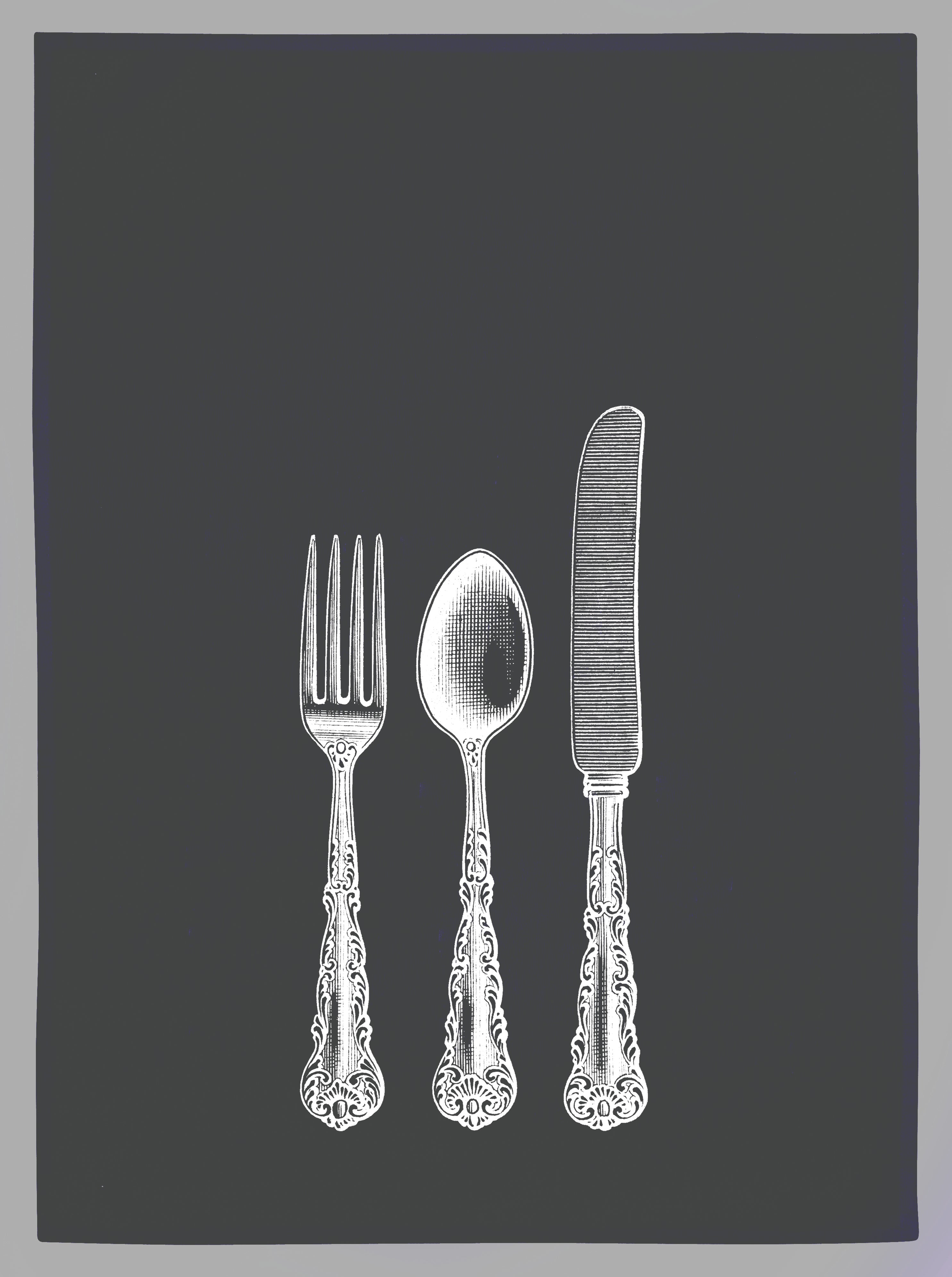 Geschirrtuch - Besteck