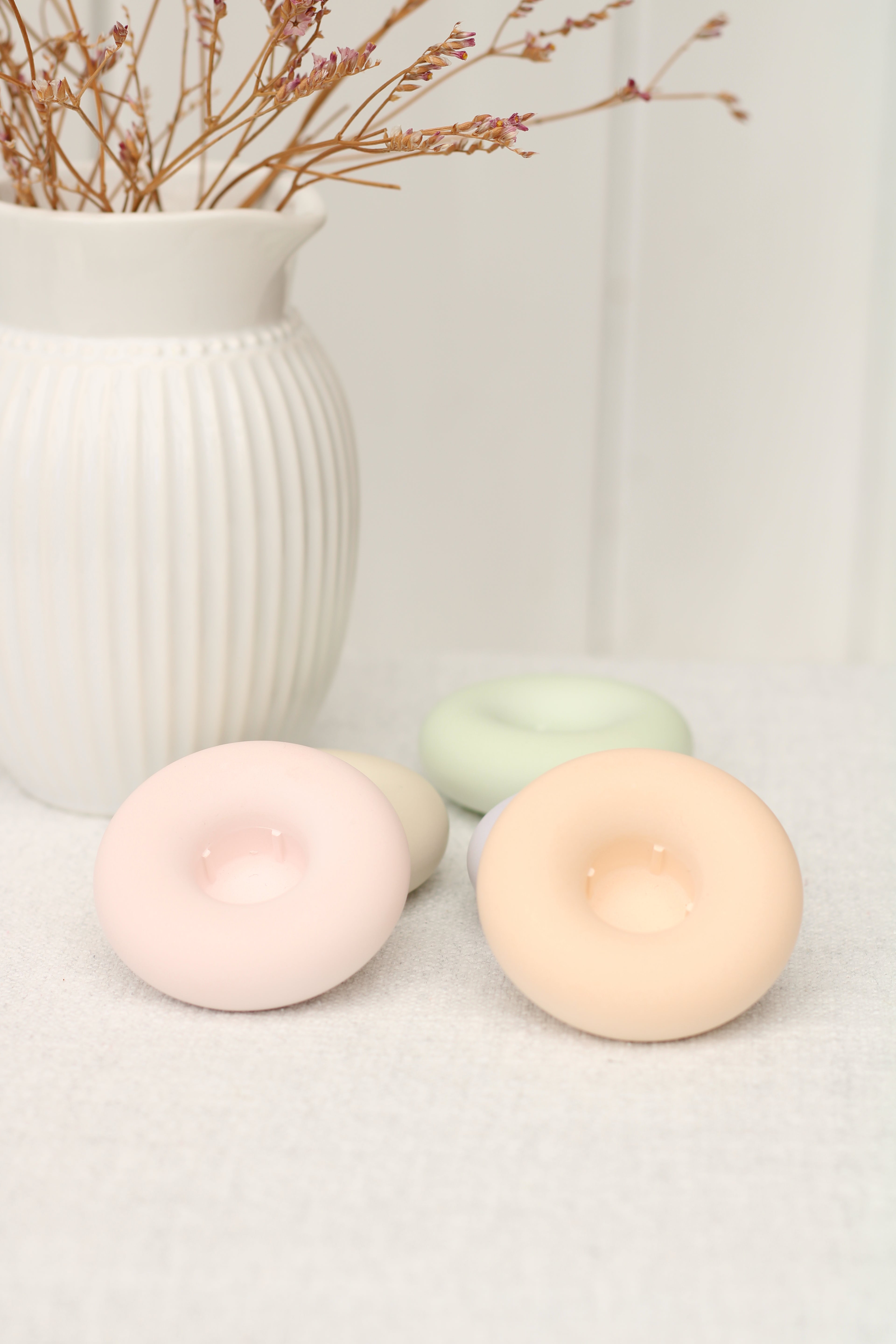 Kerzenhalter Donut |  verschiedene Farben
