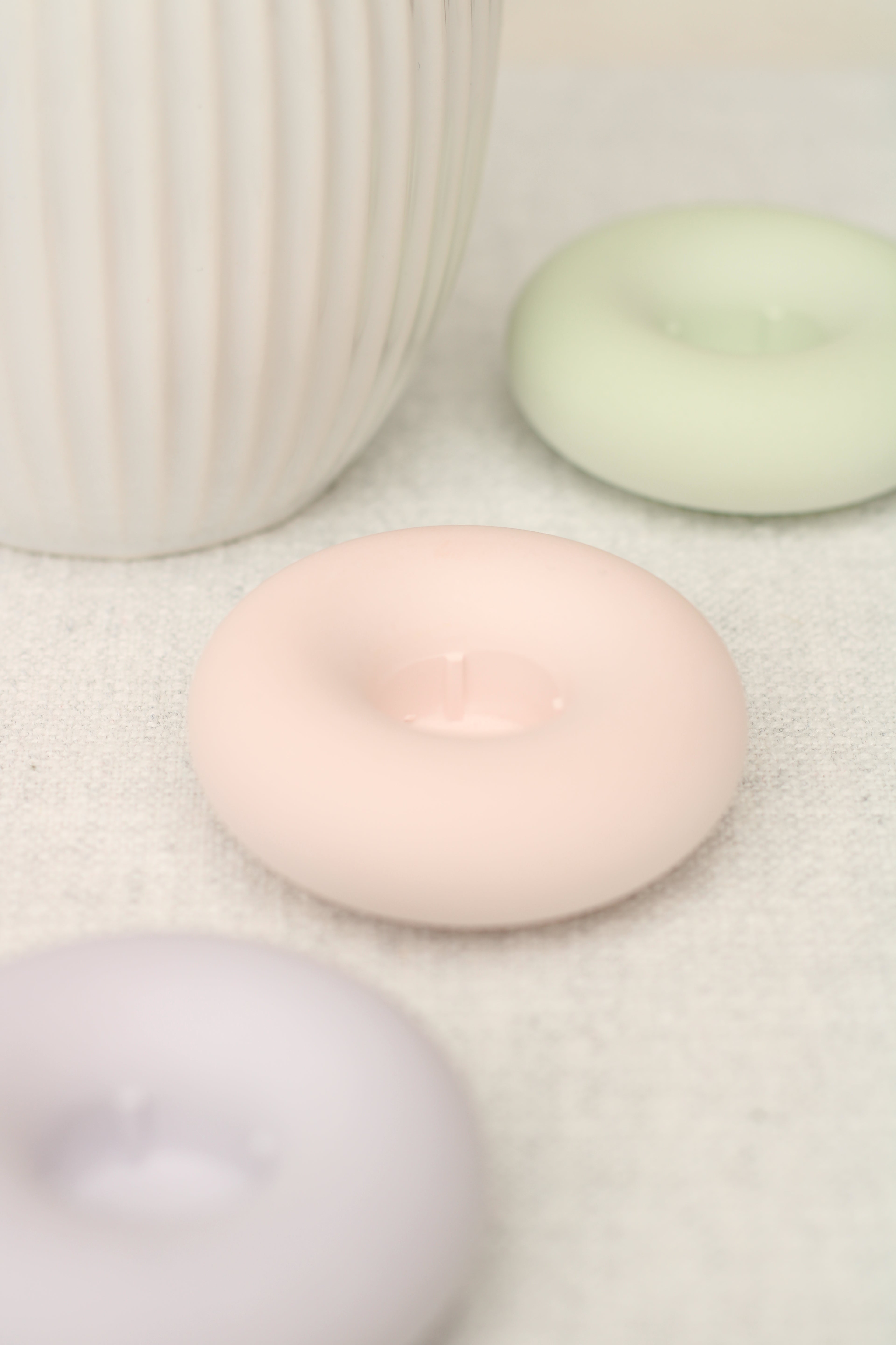 Kerzenhalter Donut |  verschiedene Farben