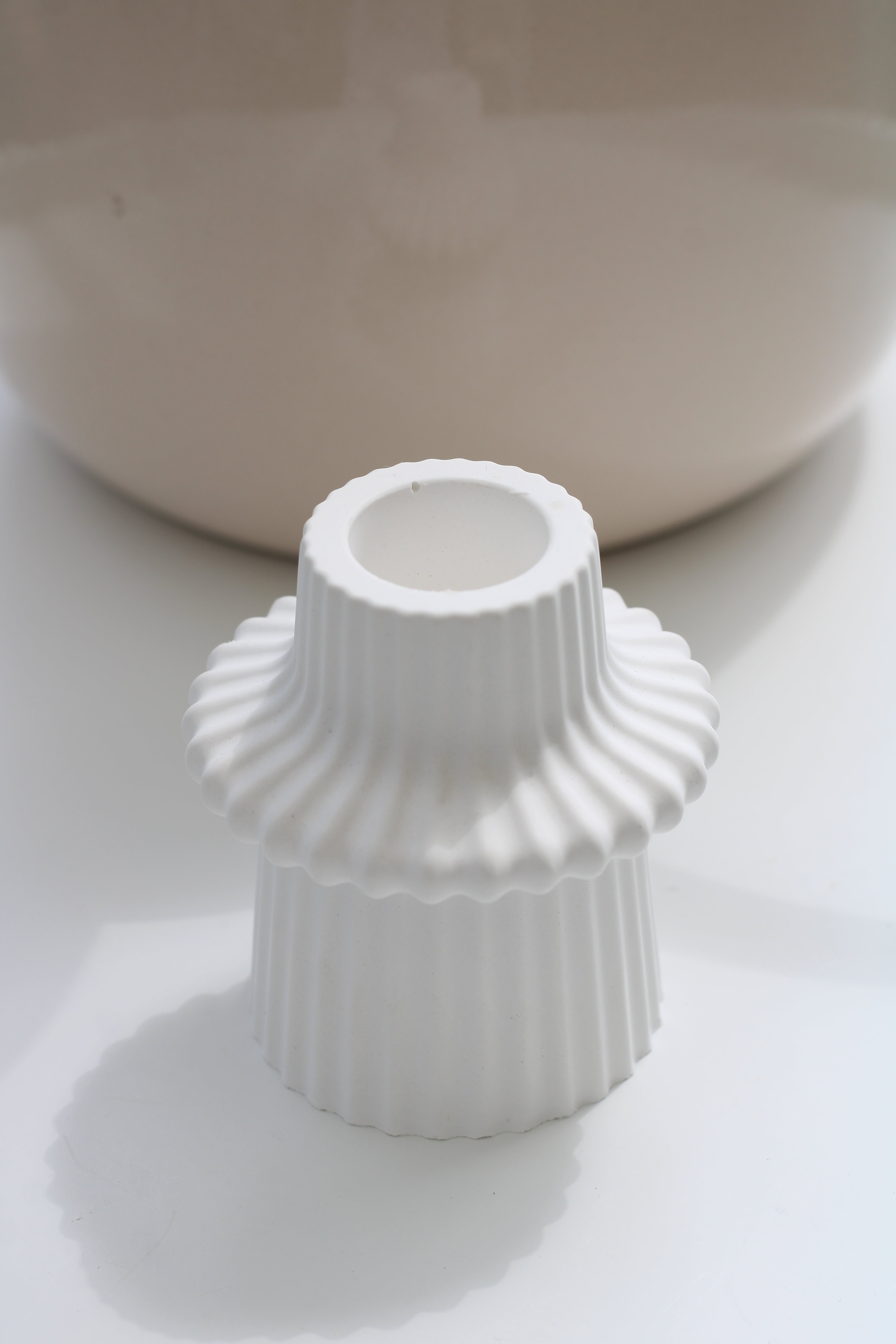 Kerzenhalter | gerippt groß