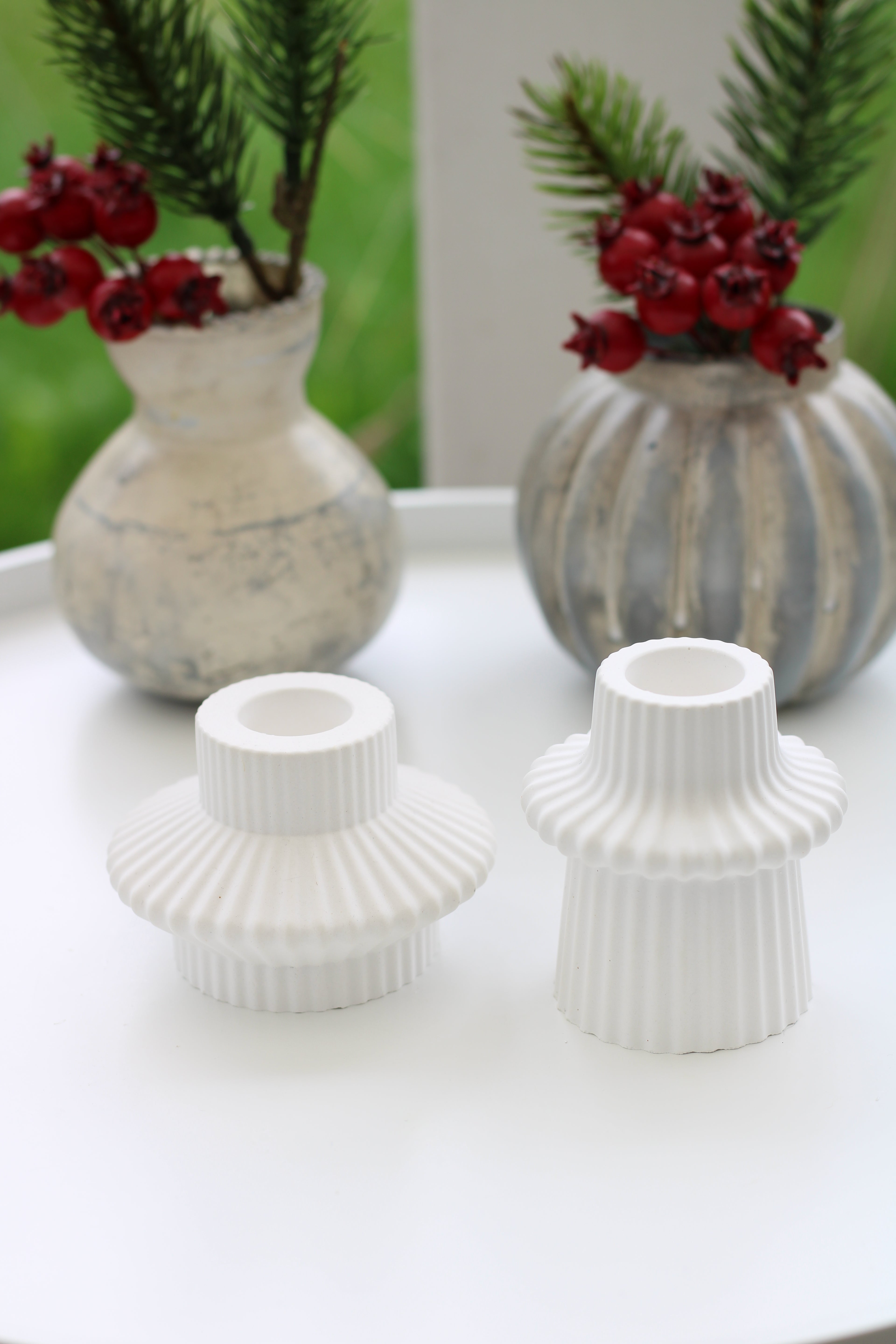 Kerzenhalter | gerippt klein