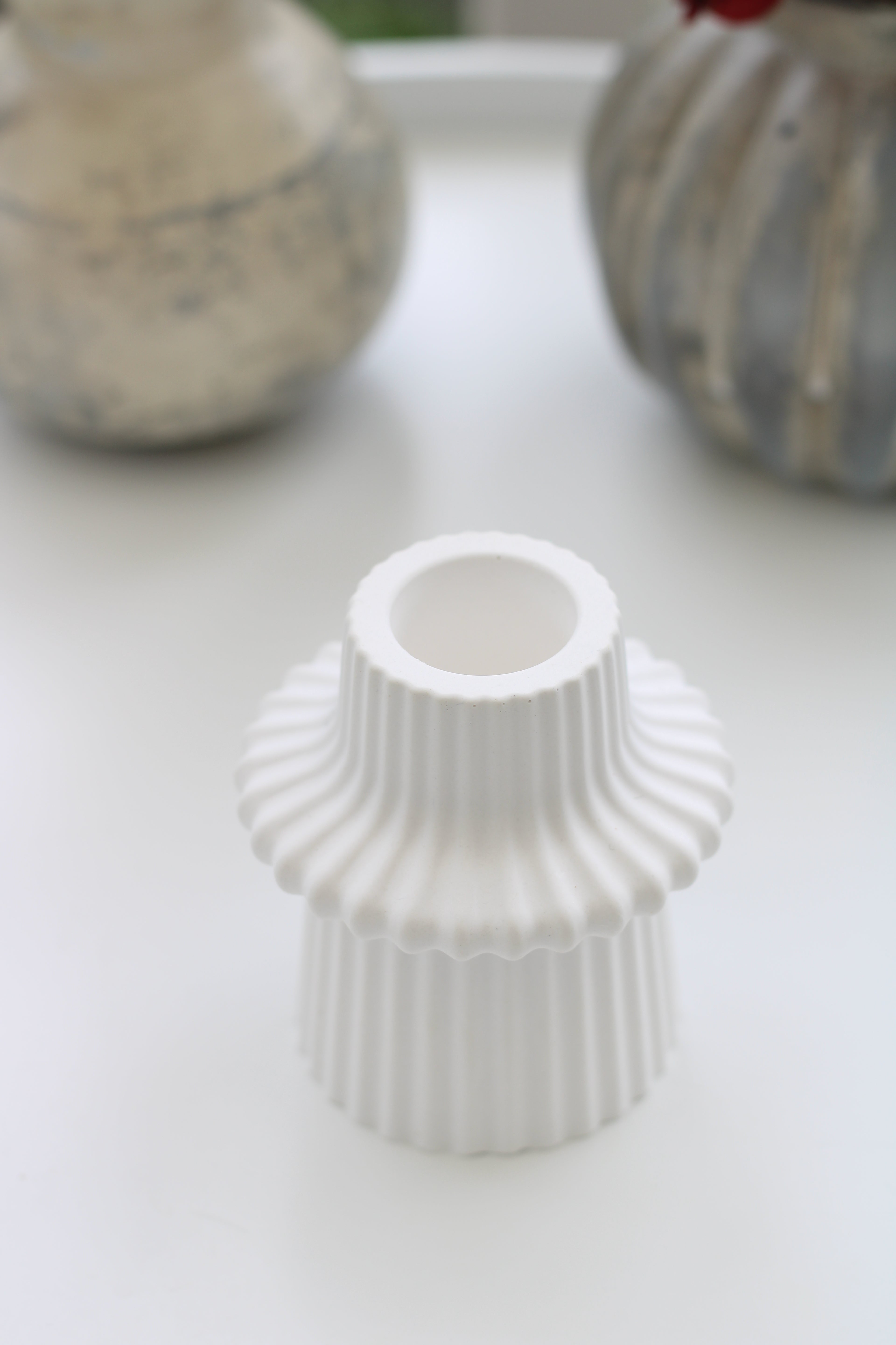 Kerzenhalter | gerippt groß