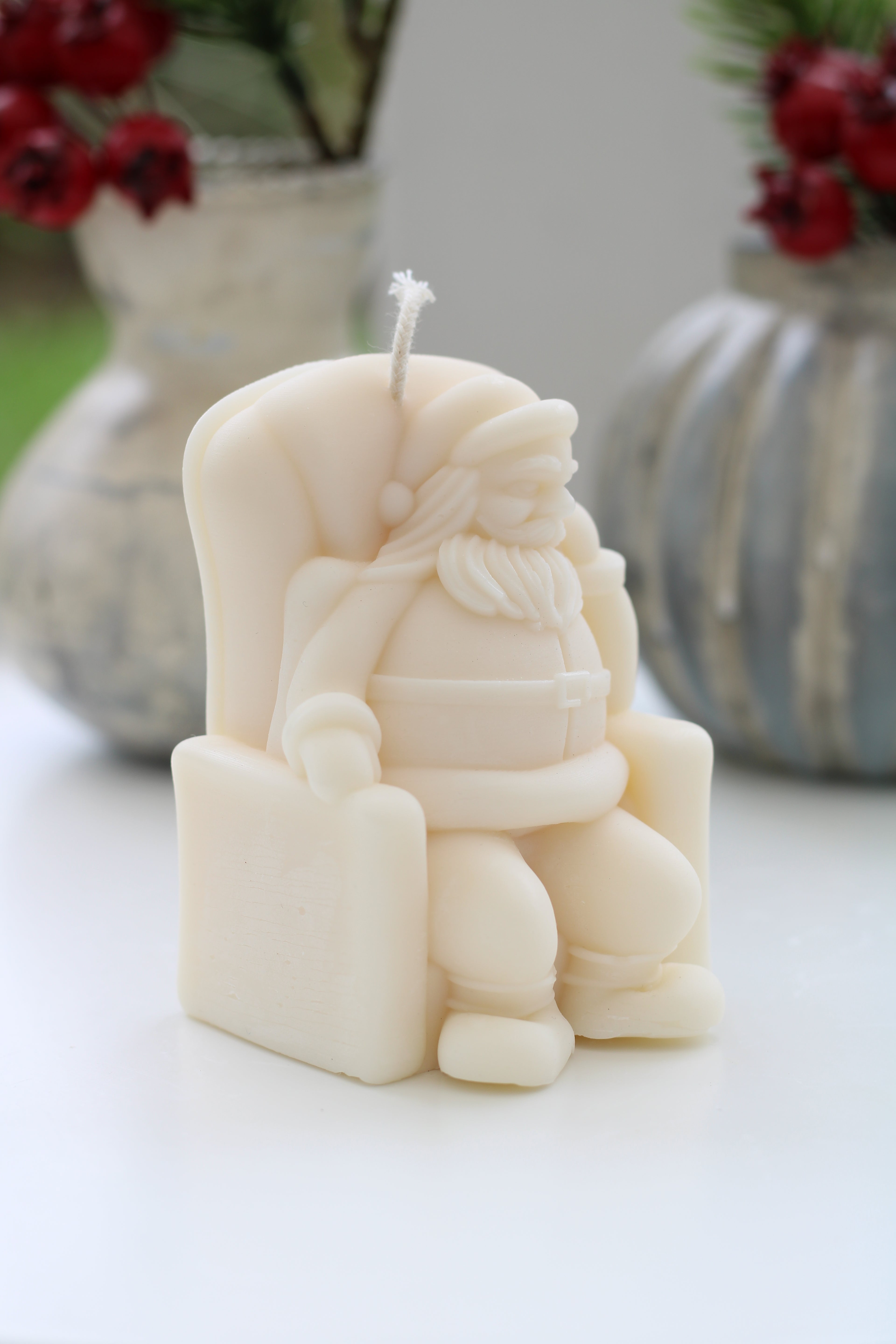 Wiehnachtsmann Kerze