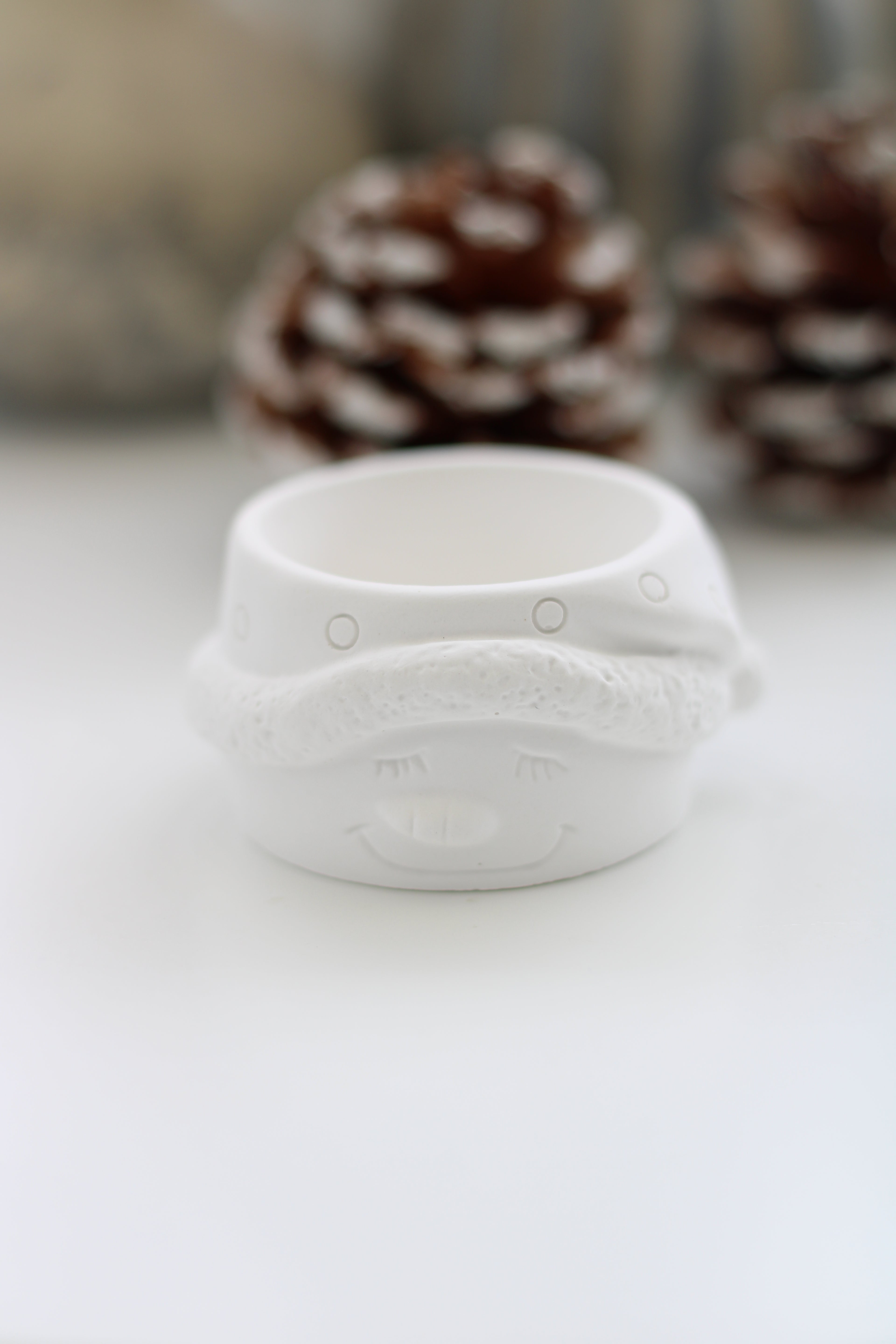 Teelichthalter | Schneemann