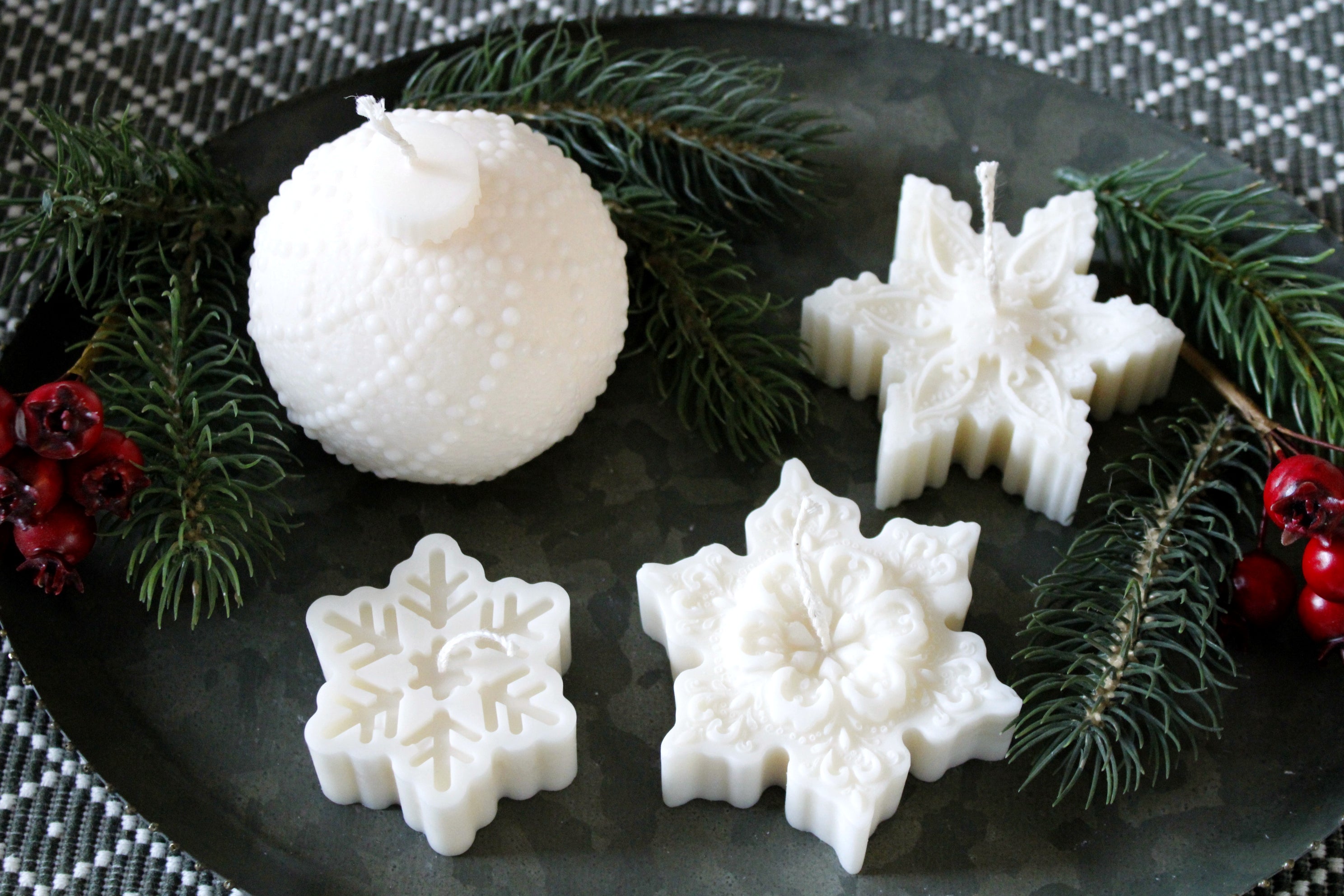 Weihnachtsstern Kerze - klein