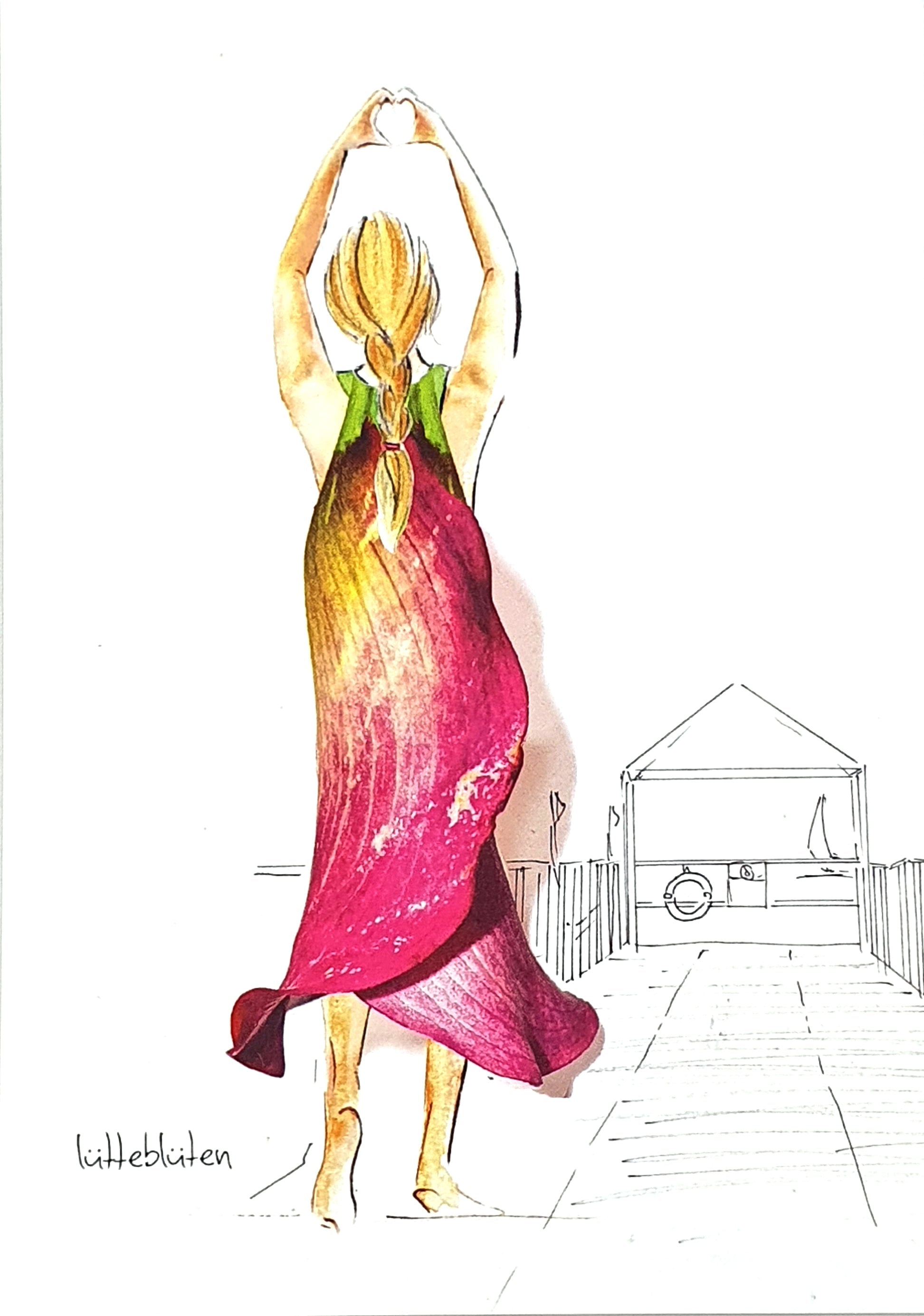 Grußkarte "Zeit für dich" inkl. Umschlag